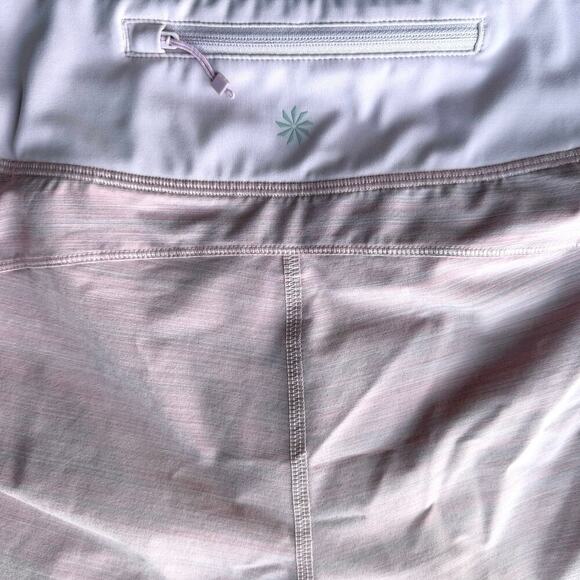 Athleta Run With It Textured 3.5” Short Pink Size Medium Running Lined - Picture 4 of 7